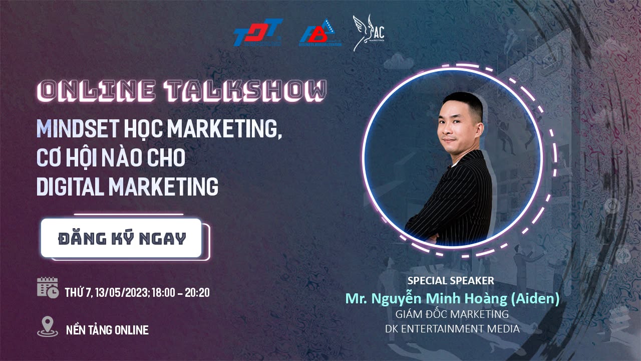 Aiden Hoang Nguyen Marketing Mindset Talkshow Ton Duc Thang University