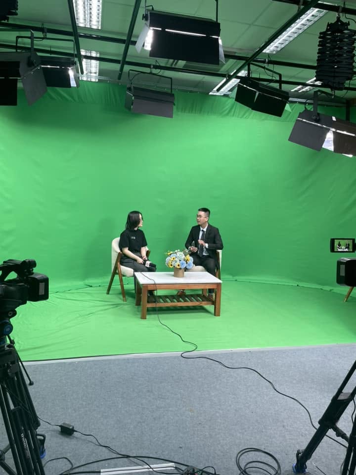 Aiden Hoang Nguyen at PACE talkshow Vietnam